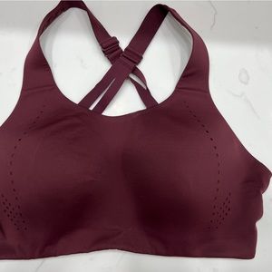 Lululemon AirSupport sports bra. Burgundy